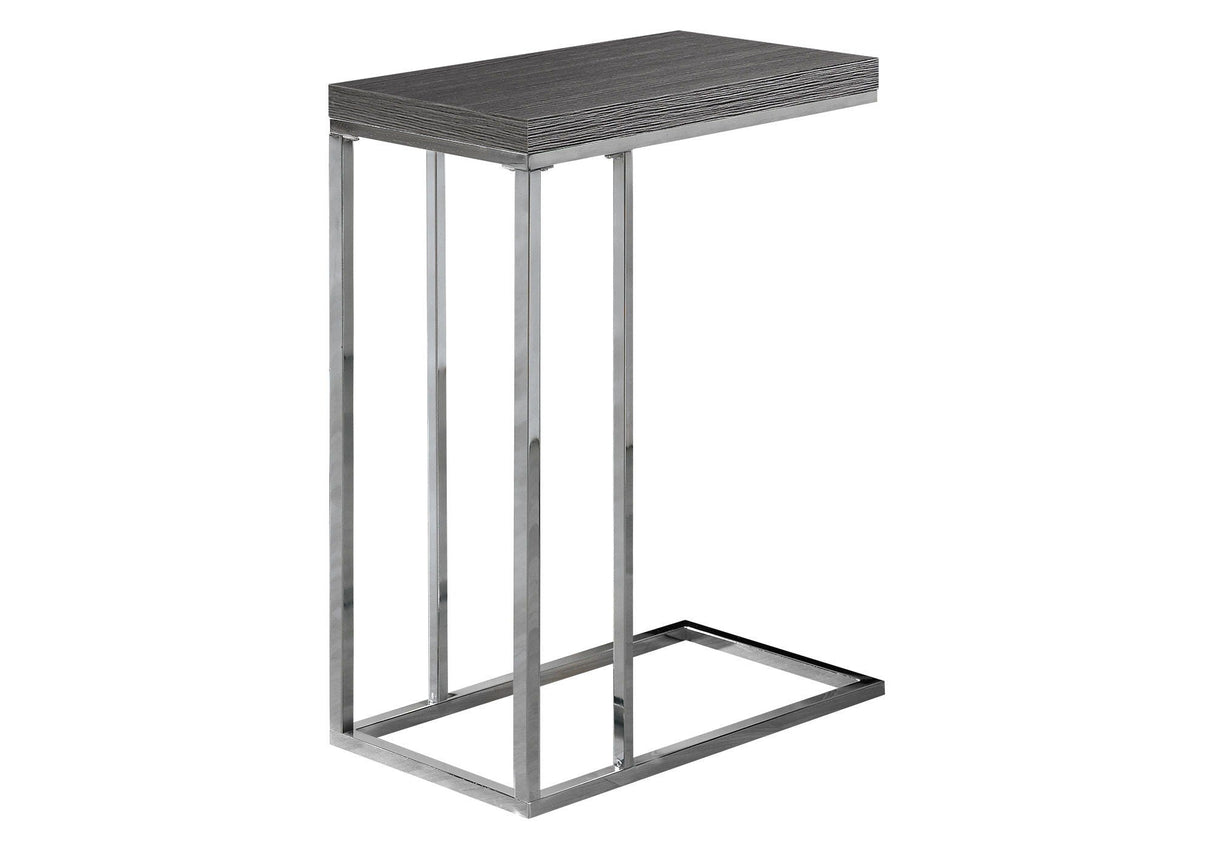 Accent Table, C - Shaped, Tempered Glass, Stylish Design Contemporary & Modern by Couch.com