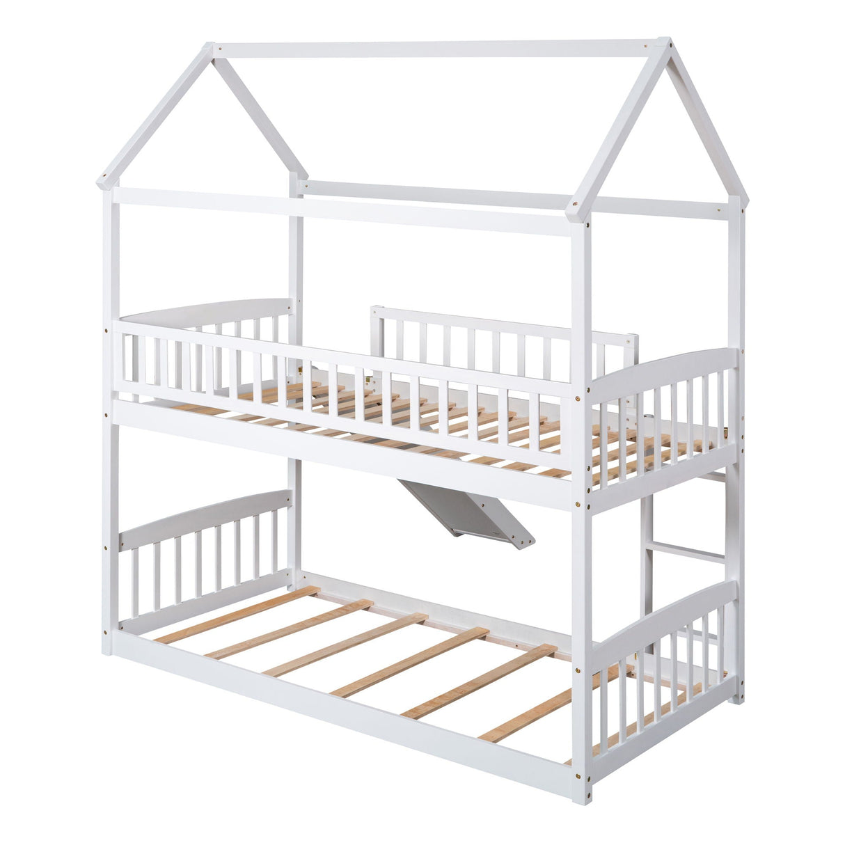 Bunk Bed With Slide, House Bed With Slide by Couch.com