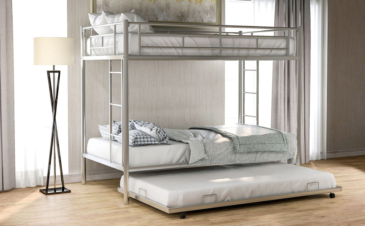 Twin Over Twin Bunk Bed With Trundle by Couch.com