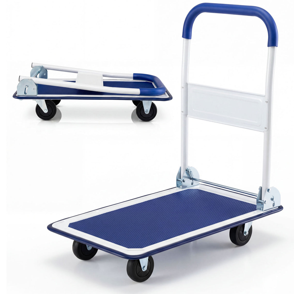 660 Pounds Folding Platform Cart Dolly Hand Truck