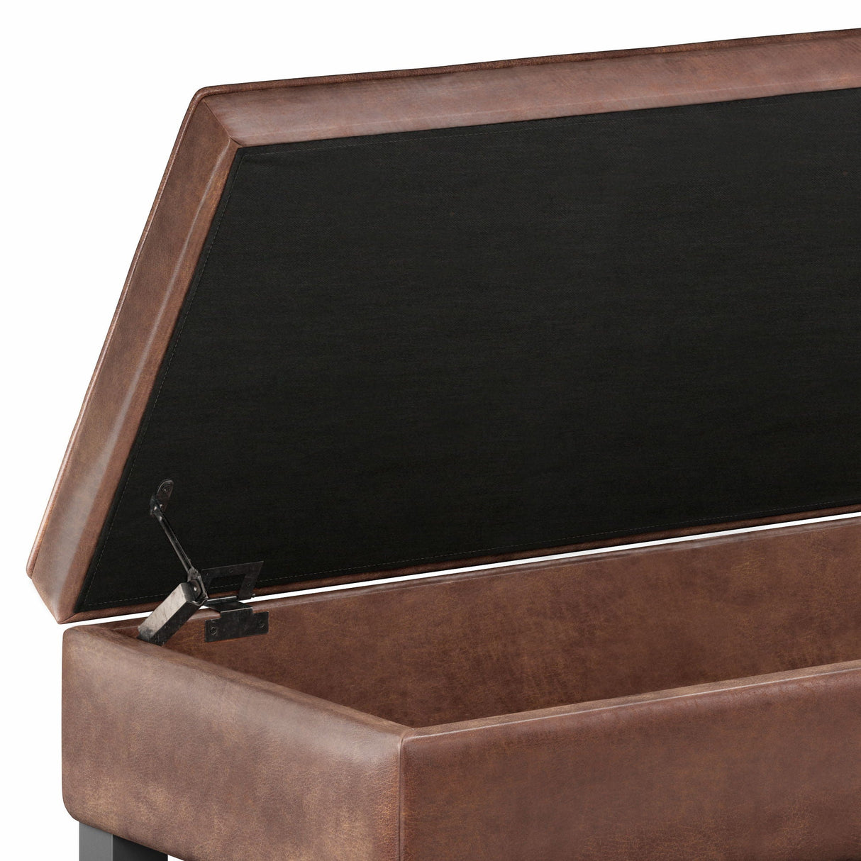 Cosmopolitan - Storage Ottoman Bench With Open Bottom by Couch.com