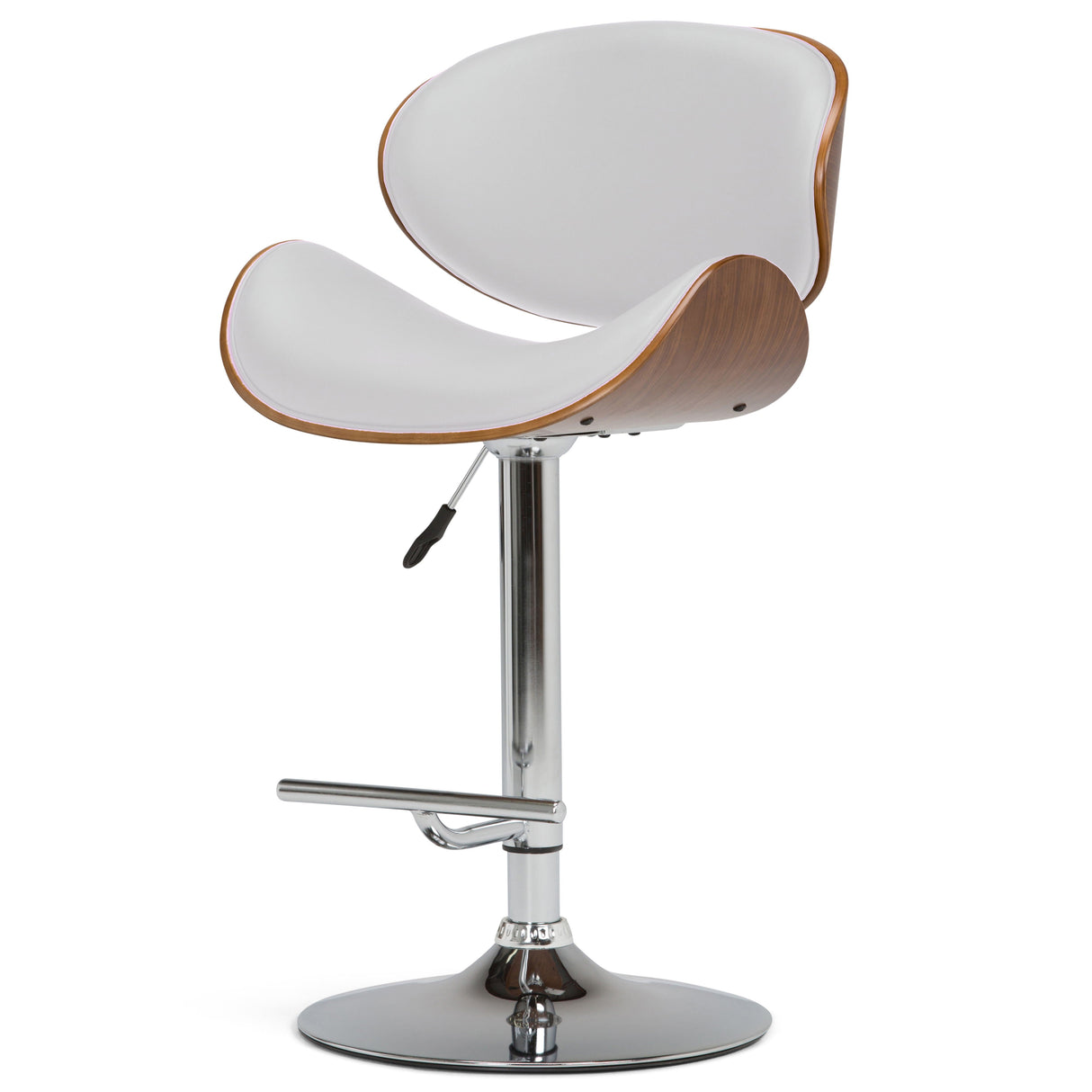 Marana - Multifunctional Handcrafted Bentwood Adjustable Swivel Bar Stool by Couch.com
