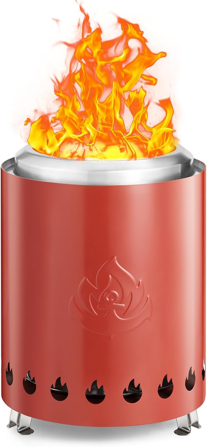 6.7" Portable Smokeless Tabletop Fire Pit, Low Smoke Burning Tabletop Fire Pit Fuel