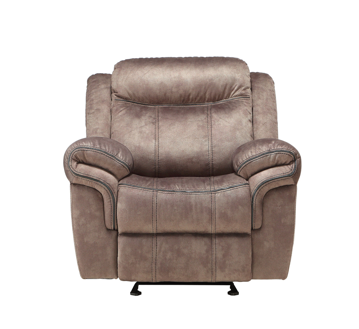 Zubaida - Two Tone Velvet Glider Recliner by Couch.com
