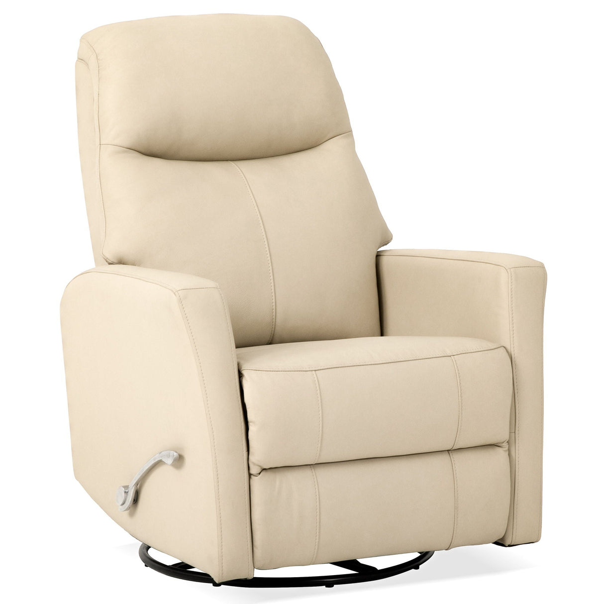 Harlow - Swivel Glider Recliner Chair - Ivory by Couch.com