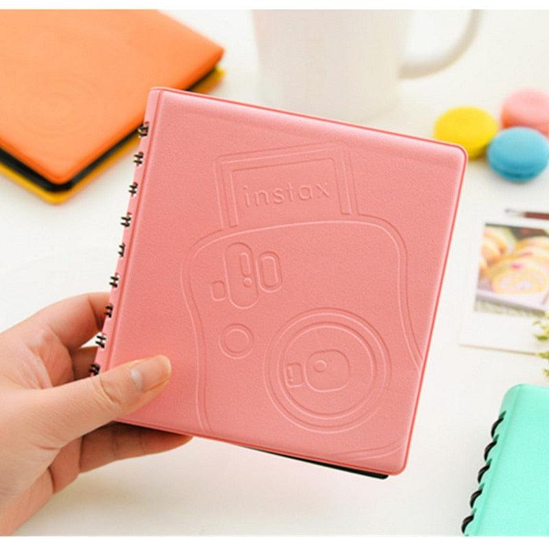 68 Pockets Mini Instant Polaroid Photo Album Picture Case for Fujifilm Mini Film 7s 8 25 50s 90 mini Polaroid album Paper Baby Family Scrapbook Albums DIY Memorable Gifts For Loved Ones