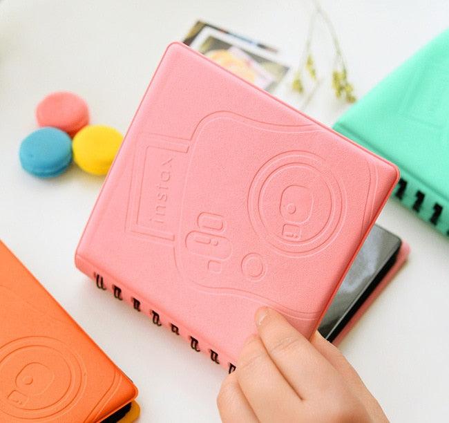 68 Pockets Mini Instant Polaroid Photo Album Picture Case for Fujifilm Mini Film 7s 8 25 50s 90 mini Polaroid album Paper Baby Family Scrapbook Albums DIY Memorable Gifts For Loved Ones