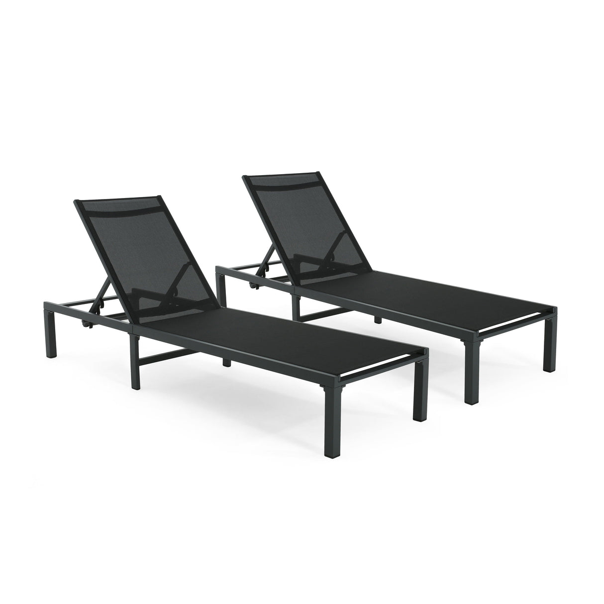 Westport - Outdoor Chaise Lounge (Set of 2) - Black by Couch.com