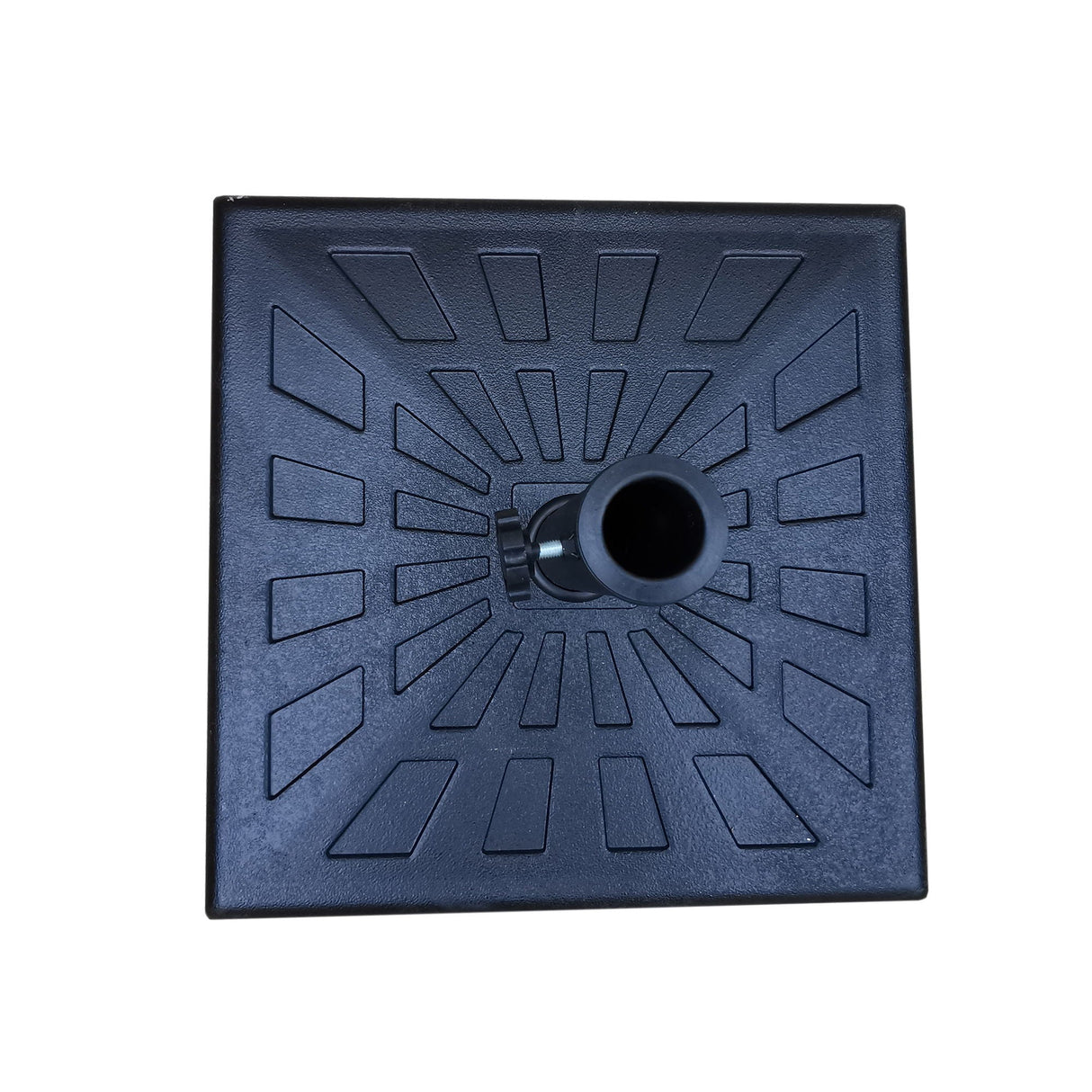 42 Pound Square Resin Umbrella Base - Black by Couch.com