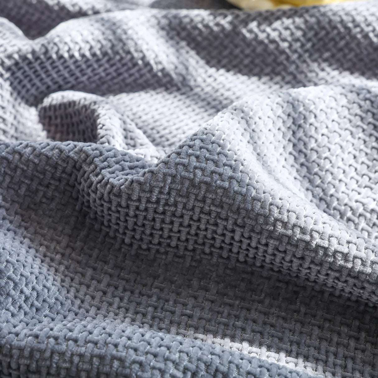 Chenille Thickened Solid Couch Blanket Throws, Reversible Couch Covers for Sectional Couches