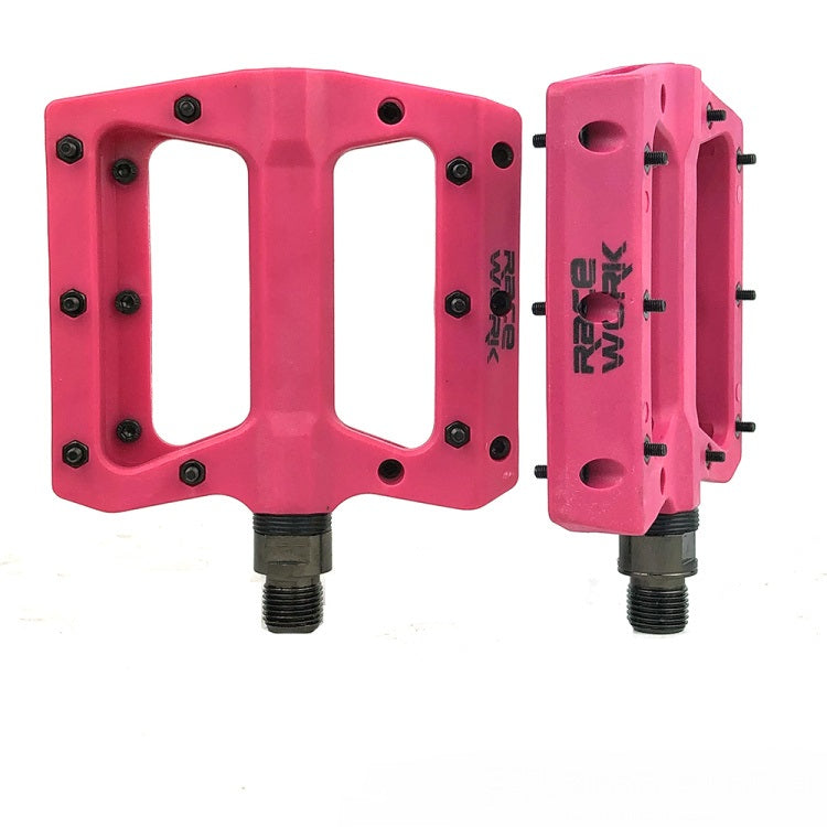 Ultralight Flat Pedals Nylon Bicycle Pedal Mountain Bike Platform Pedals 3 Sealed Bearings Cycling Pedals For Bicycle Mountain Bike Pedals Pedals Bicycle Flat Pedals Bearing Lightweight Platform For Road Mountain Bike