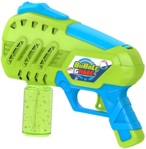 Contixo Bubble Blaster With Refill Solution - Kids Outdoor Fun Toy, Safe & Durable