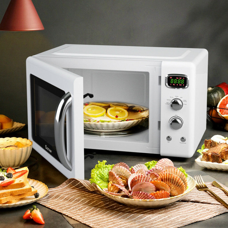 0.9 Cu.ft Retro Compact Microwave by DirectDeals