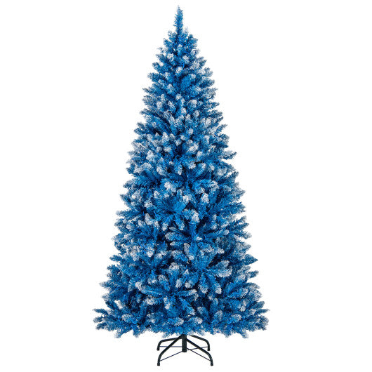 6/7/8/9 FT Artificial Christmas Tree with 767 Snowy Branch Tips-6 FT