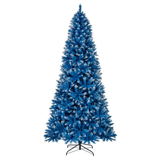 6/7/8/9 FT Artificial Christmas Tree with 767 Snowy Branch Tips-8 FT