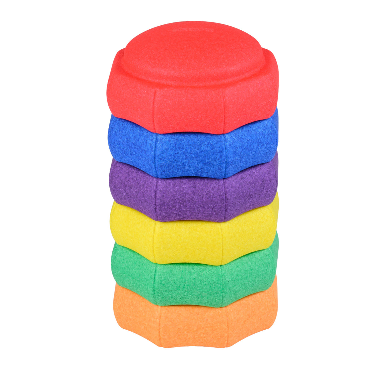 6-Piece Stepping Stones for Kids for Sensory Play and Coordination