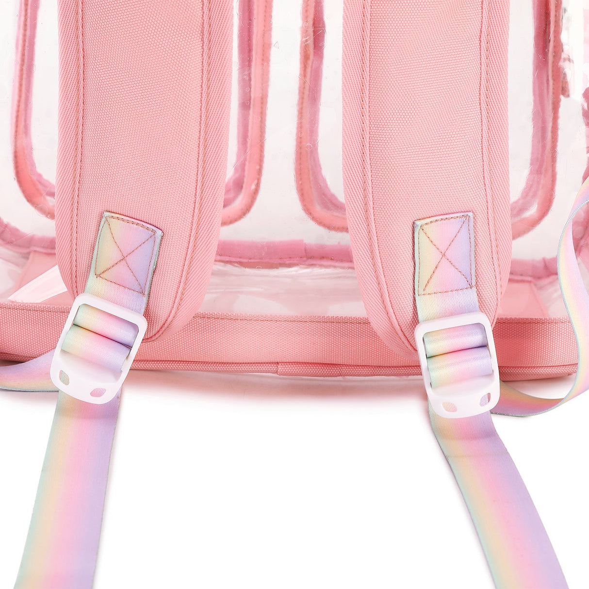 Contixo Heavy Duty Clear Backpack - PVC Transparent, Stadium Ap
