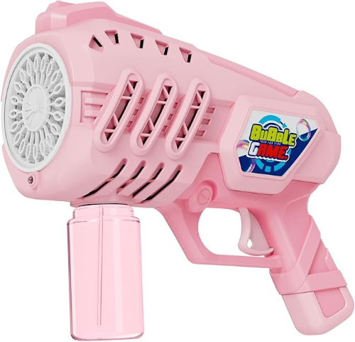 Contixo Bubble Blaster With Refill Solution - Kids Outdoor Fun Toy, Safe & Durable