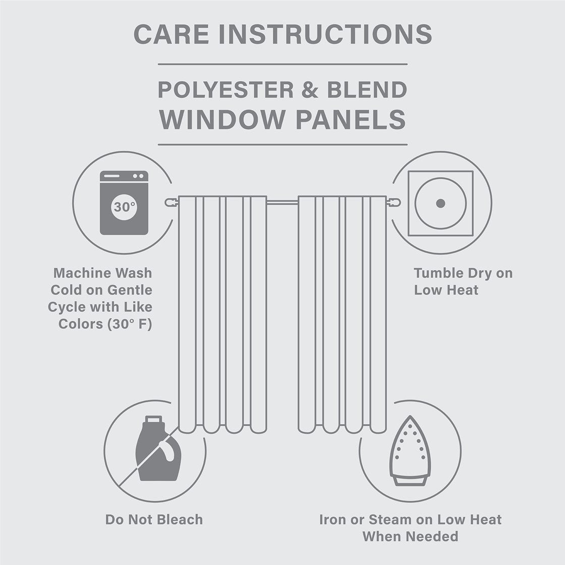 Burnout Printed Curtain Panel (Single Panel)