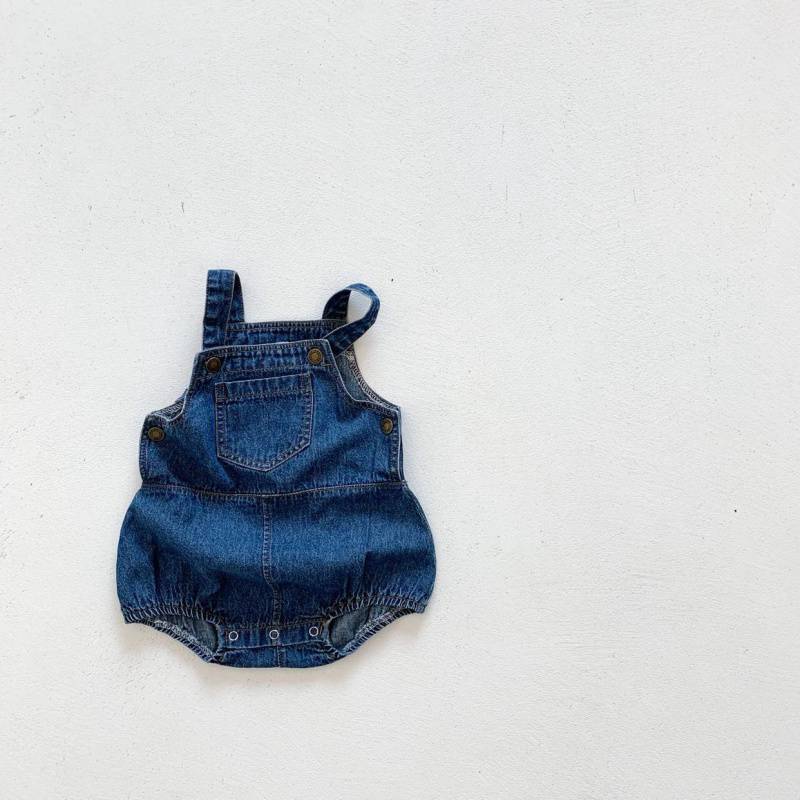 Bib Shorts All-match Korean Western Style Denim Jumpsuit