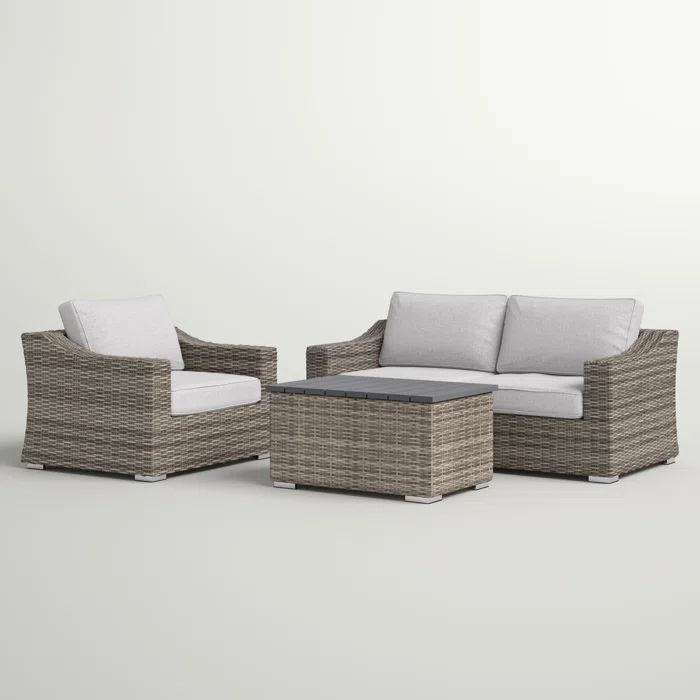 Stylish Sofa Seating Group With Cushions Perfect For Outdoor Gatherings by Couch.com