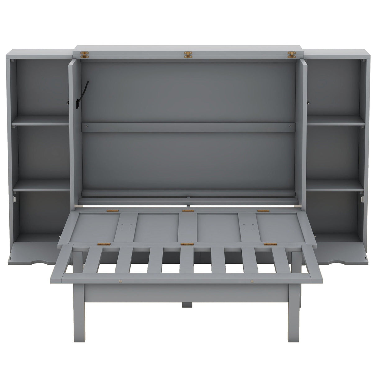 Murphy Bed With Shelves, Drawers And USB Ports by Couch.com