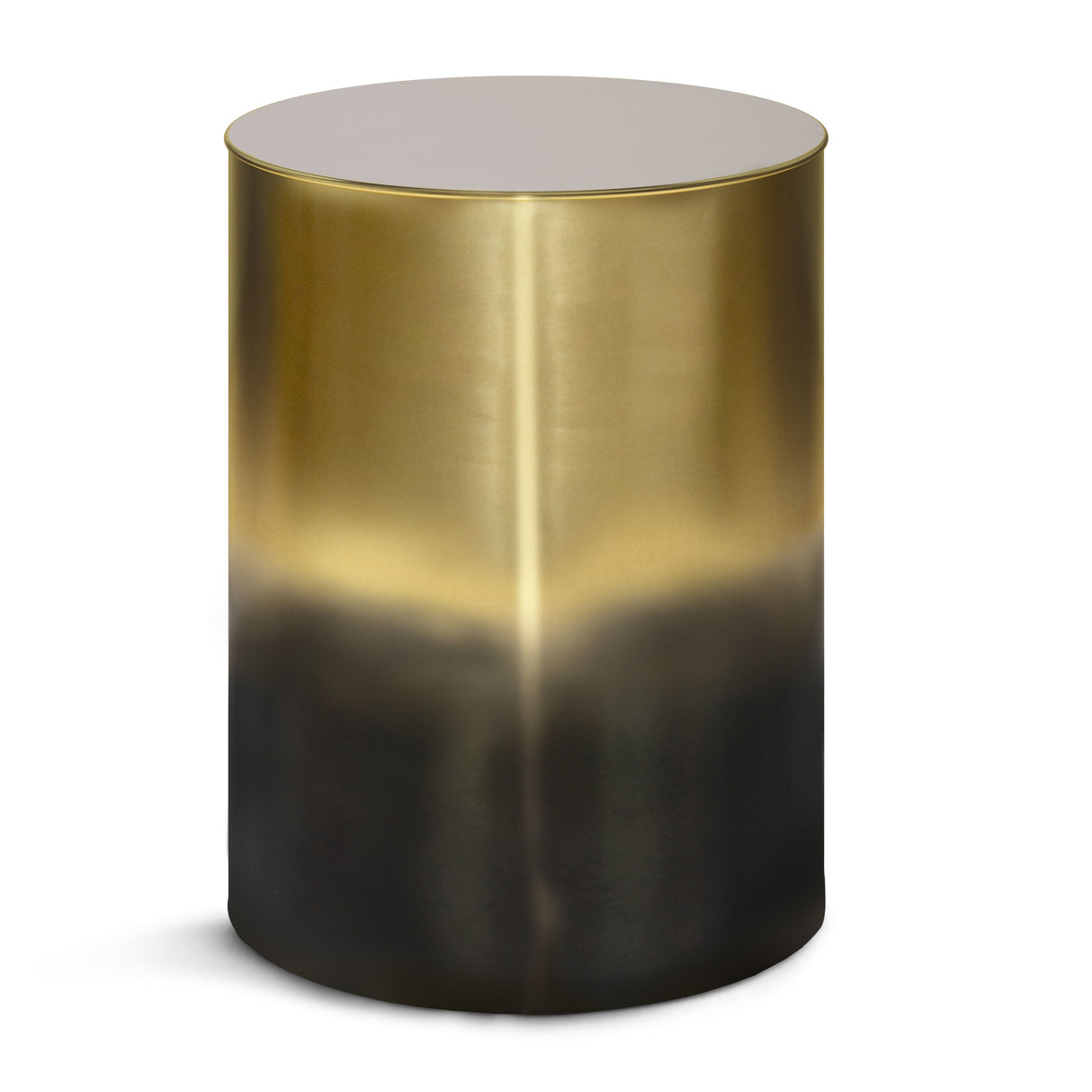 Curtis - Ombre Metal Cylinder Accent Table by Couch.com