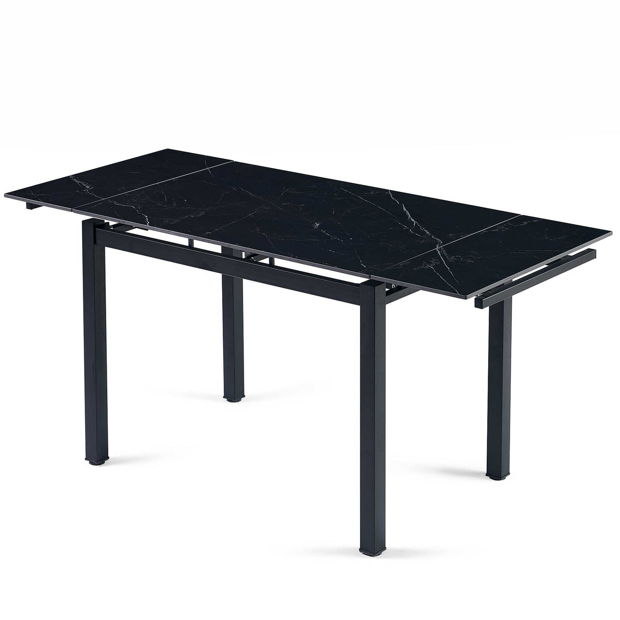 Ceramic Modern Rectangular Expandable Dining Room Table For Space-Saving Kitchen Small Space Table by Couch.com