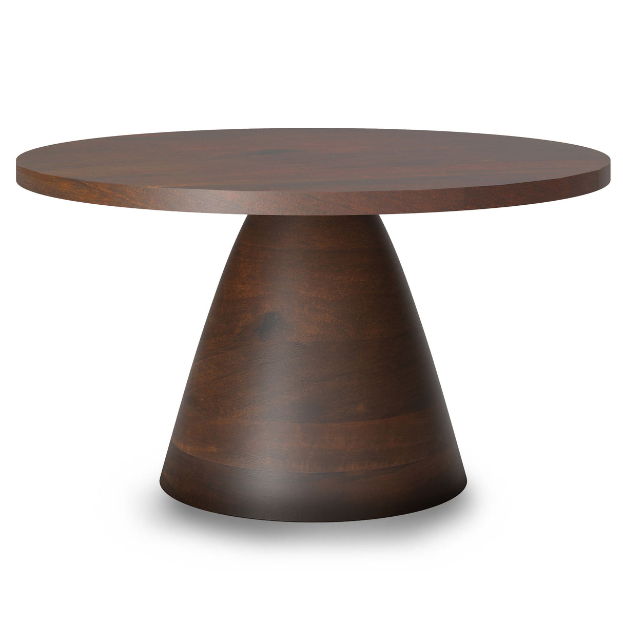 Winnie - Round Coffee Table - Walnut by Couch.com