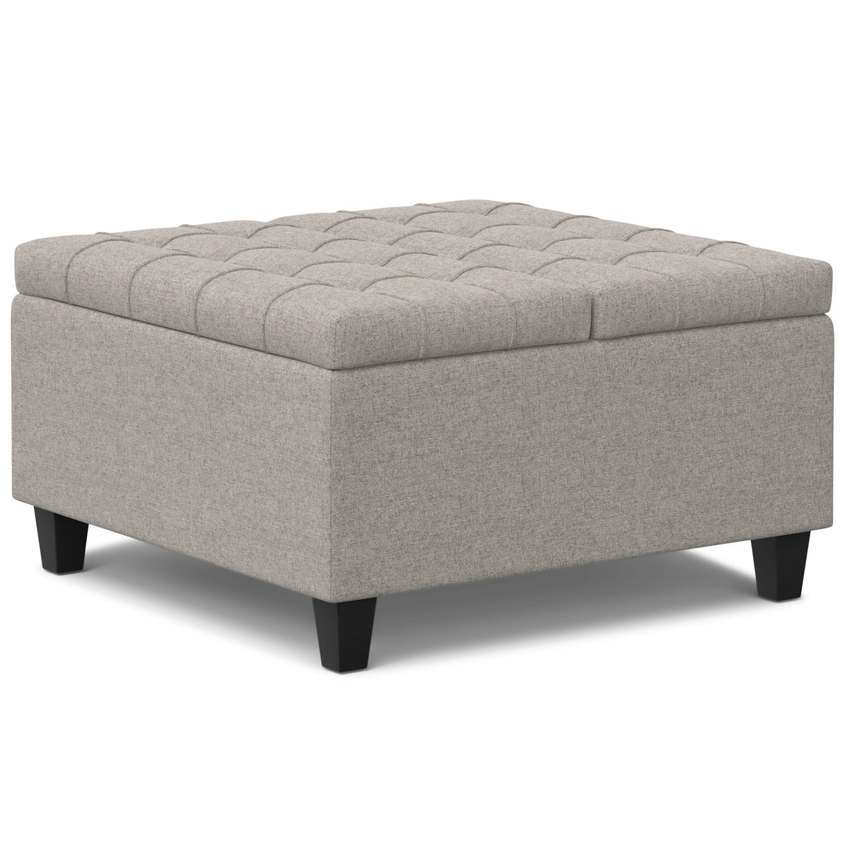 Harrison - Upholstered Coffee Table Storage Ottoman by Couch.com