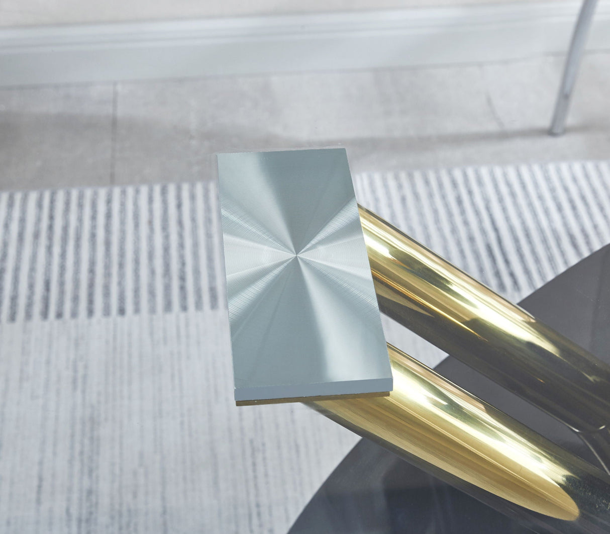 Stylish Dining Room Table, Luxury Glass Top Dining Table, Modern Design For Your House - Black by Couch.com