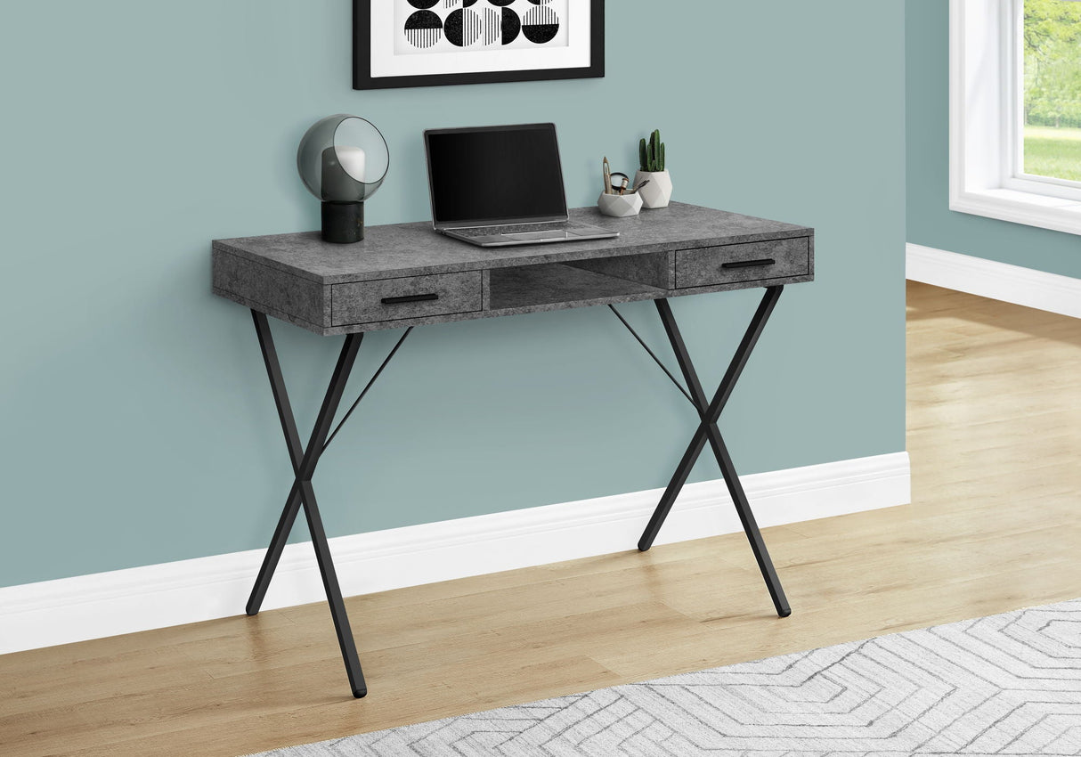 Computer Desk, Home Office, Laptop, Left / Right Set-Up, Storage Drawers, Work, Contemporary, Modern by Couch.com