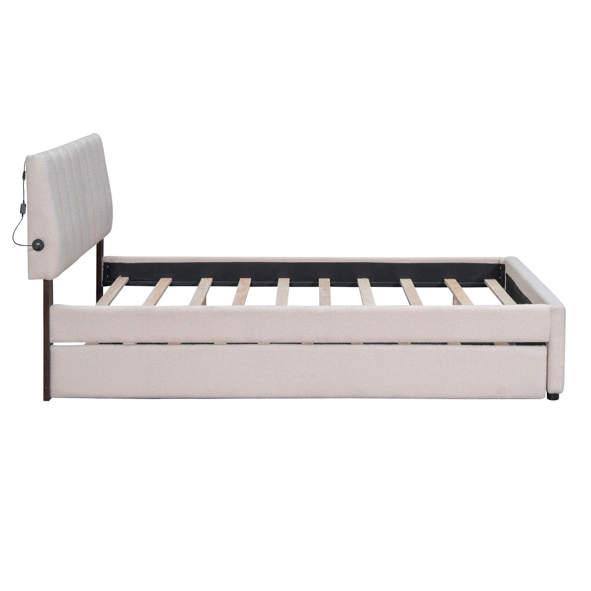 Upholstered Platform Bed With Trundle by Couch.com