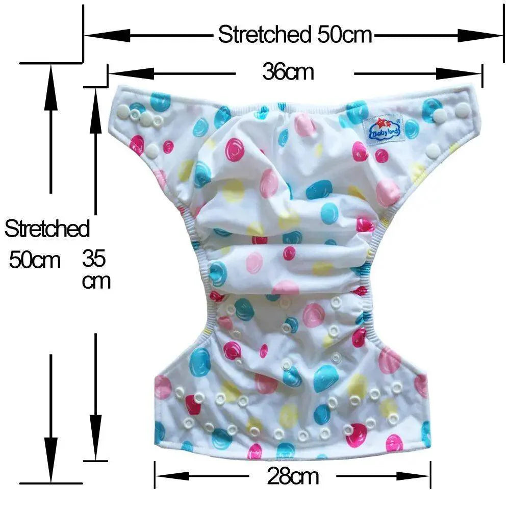 6pcs/Pack Baby Cloth Diapers Microfleece Linning Pocket Diaper Washable Reusable High Quality Nappy