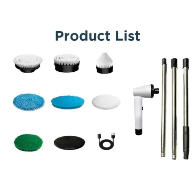 7 In 1 Adjustable Angle Electric Cleaning Brush