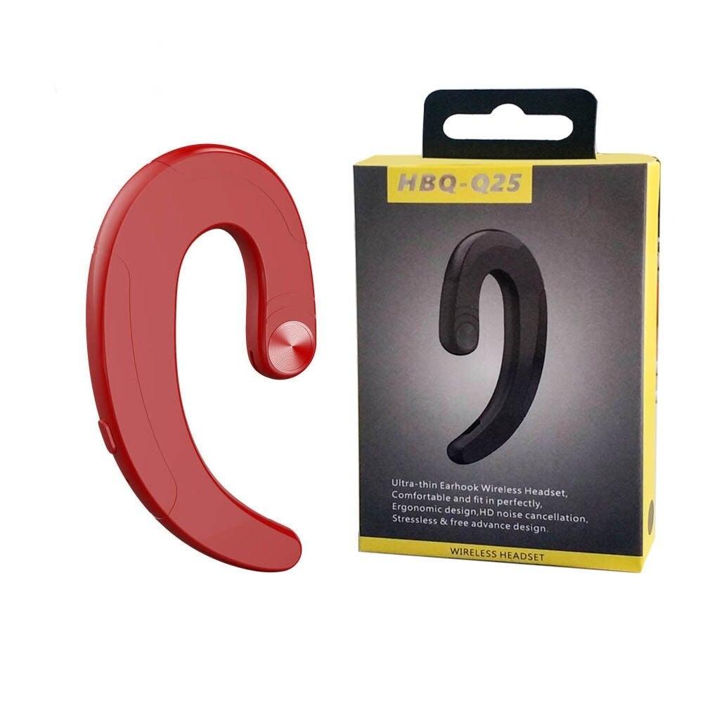 Modern Wireless Bluetooth Headphone Single Earphone Earbuds Exquisite Headset Wireless Bone Conduction Earphones Business Earbuds Bluetooth 4.1 Headphones Over Ear Hooks Handsfree Bone Conduction Earphones Headphones With Microphone