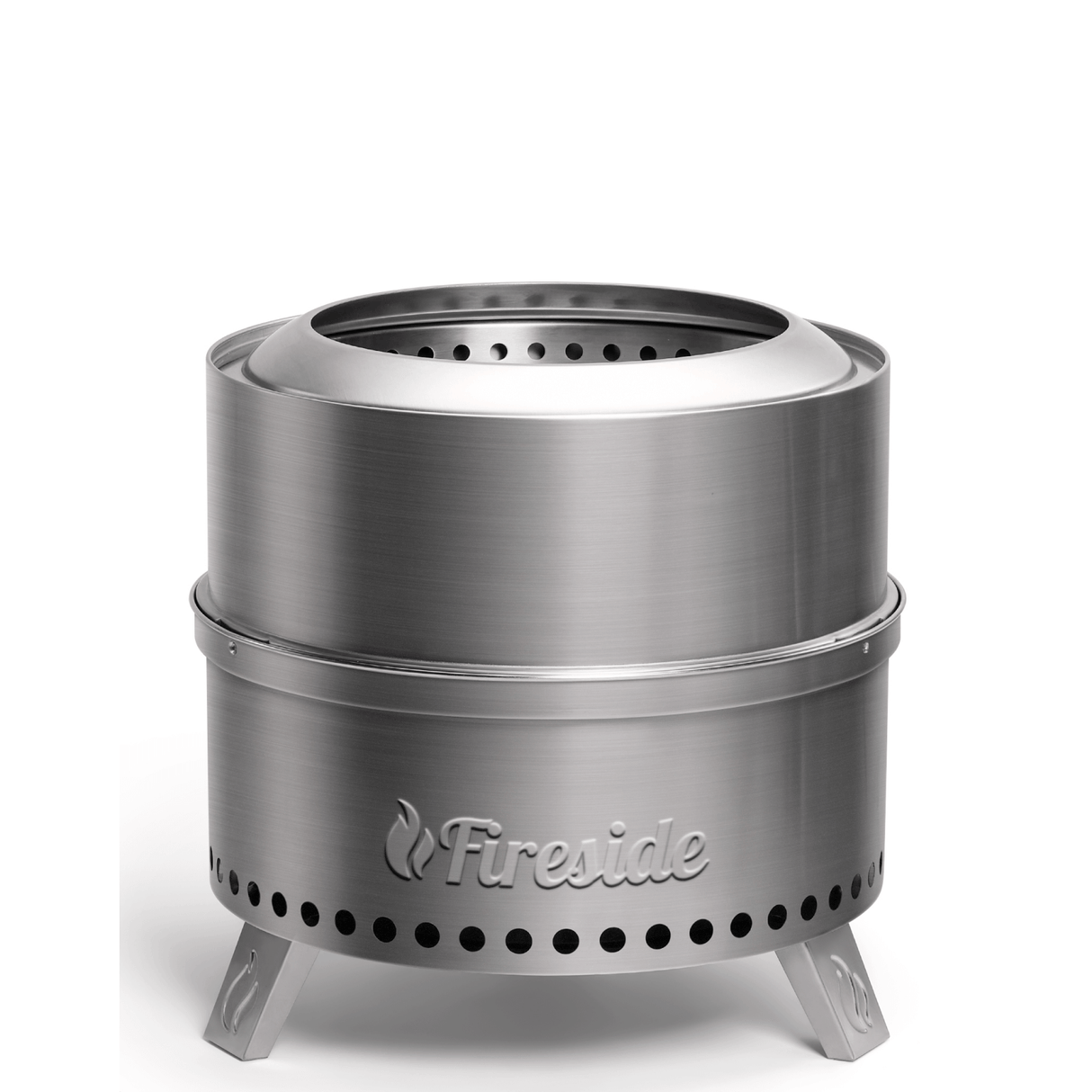 Pluto R19-SS Smokeless Outdoor Fire Pit - Stainless Steel