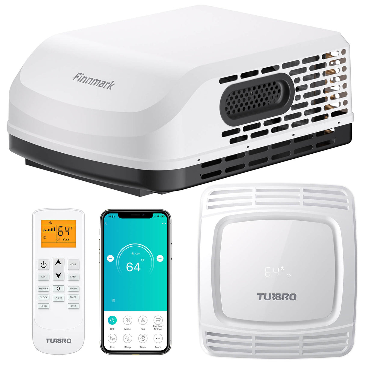 (Open Box) Finnmark 15,000 BTU RV Air Conditioner