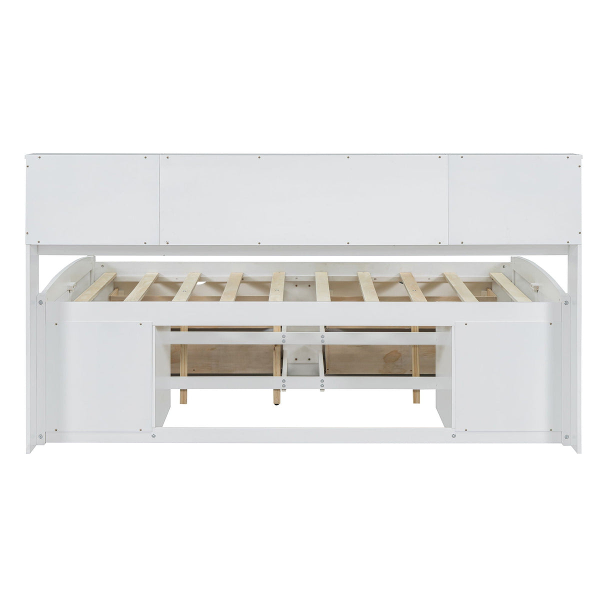 Daybed With 2 Bedside Cabinets, Upper Shelves And 4 Drawers by Couch.com