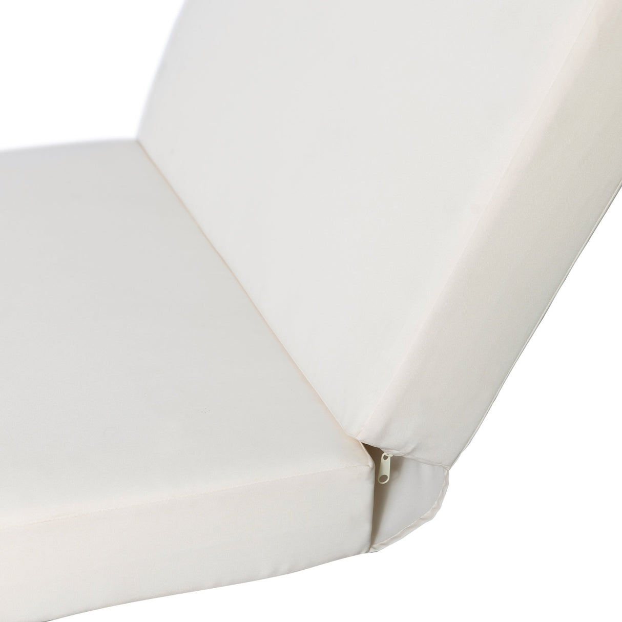 Acacia Wood Chaise Lounge with Cushion