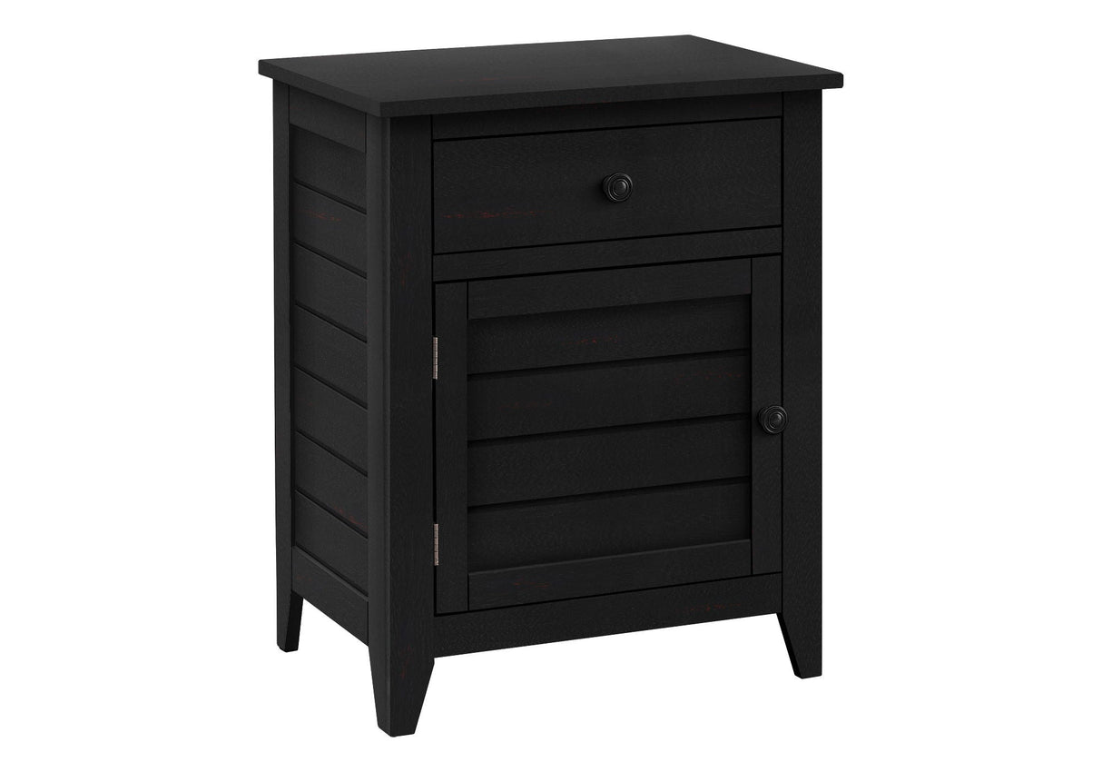 Accent Nightstand, Storage Drawer, Transitional by Couch.com