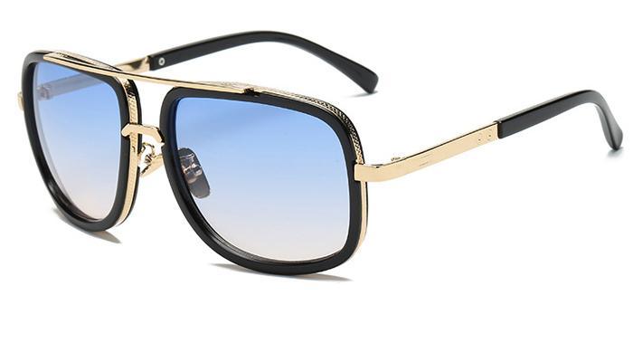 Luxury Modern Oversized Men and Woman Unisex Luxury Polarized Sunglasses Square Retro Oculos de sol Sunglasses With UV400 Prozection and Gradient Mirror Eyewear Glasses