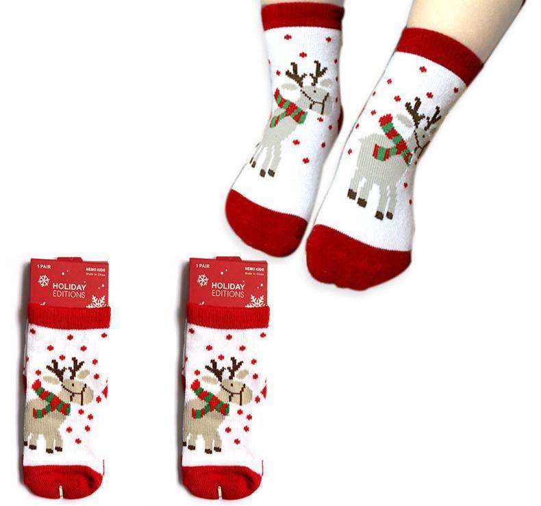 Modern Cotton Baby Socks Christmas Design Baby Girls Socks Cartoon Casual Baby Children's Christmas Socks For Kids
