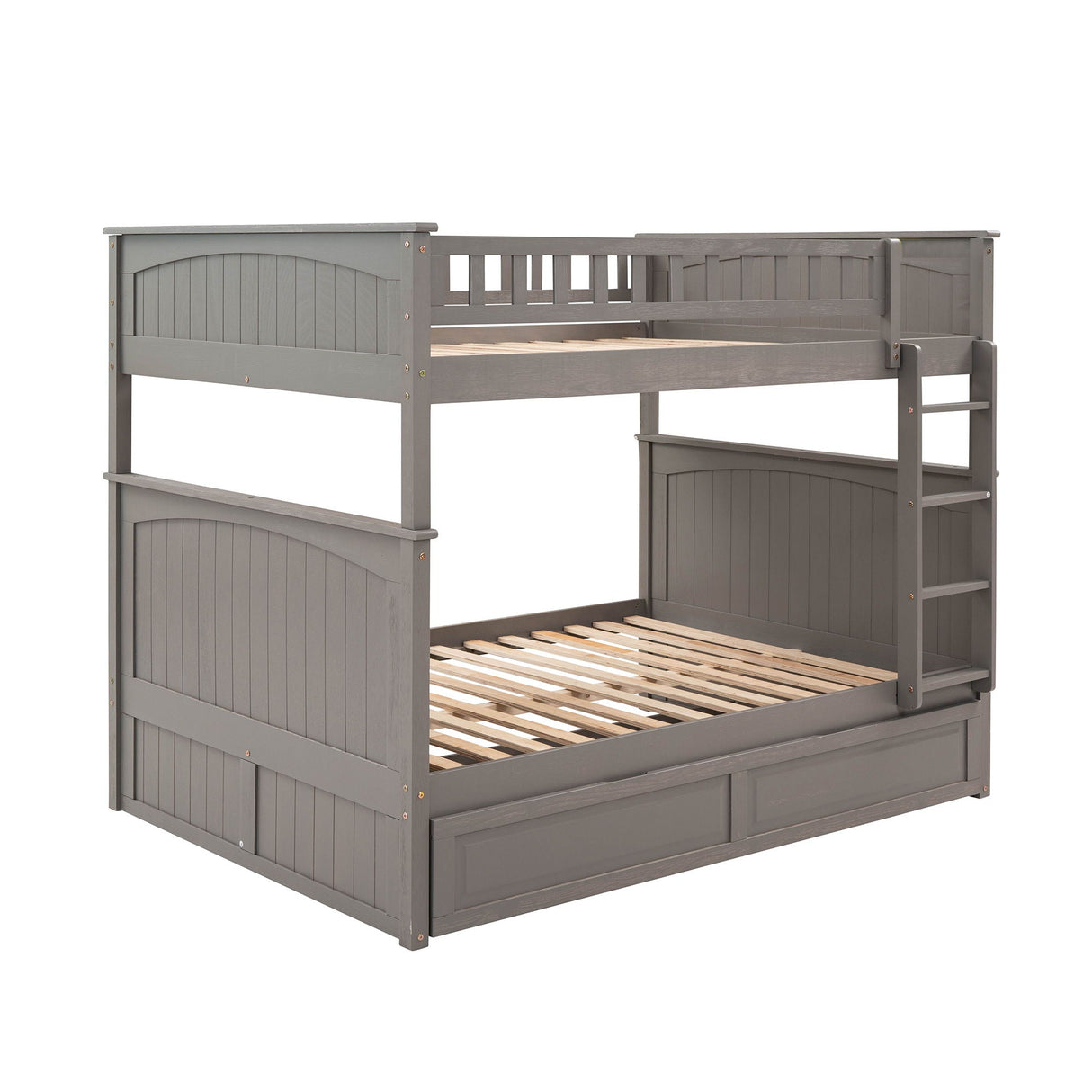 Bunk Bed With Twin Size Trundle, Guardrails by Couch.com