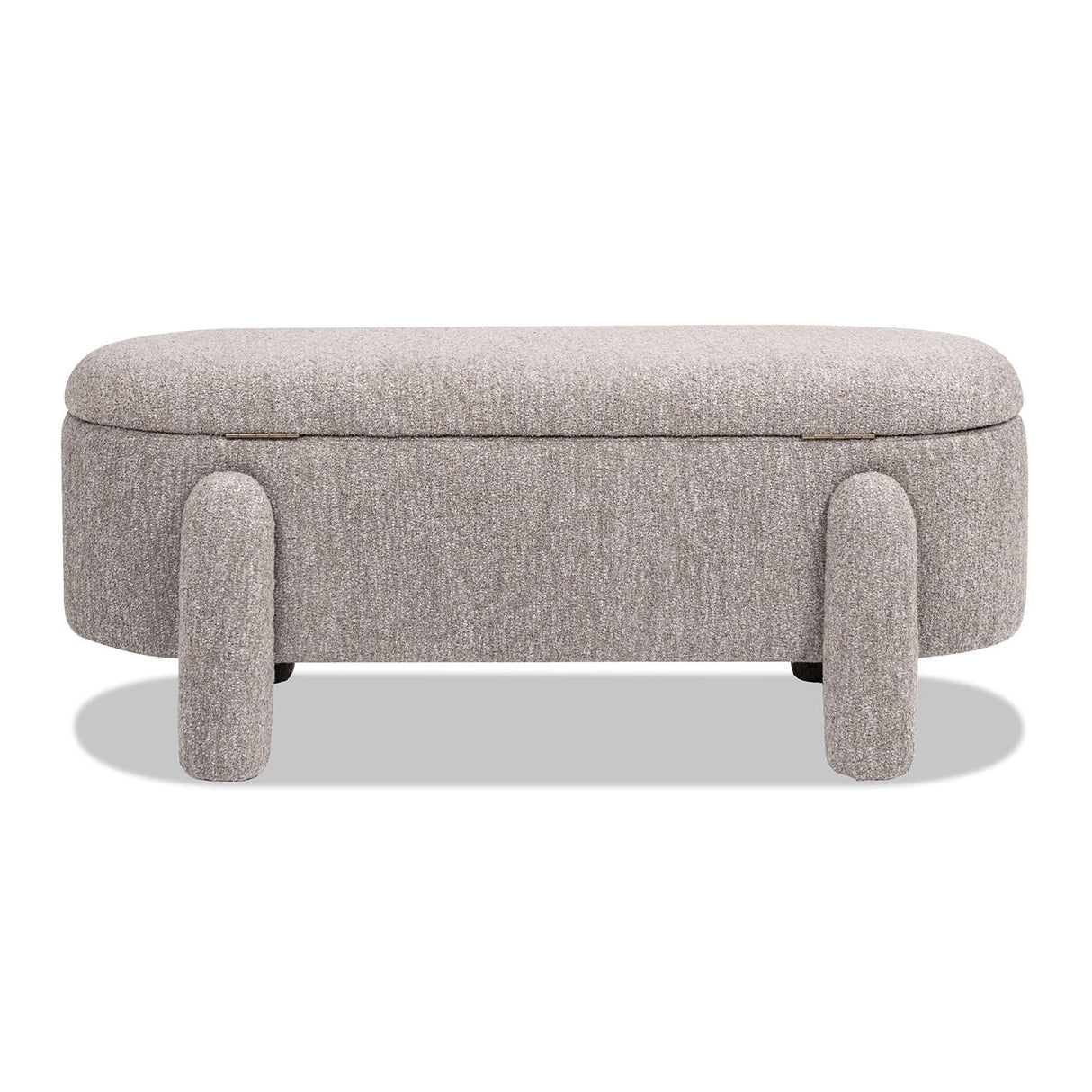 Hugo - Oval Fully Upholstered Storage Bench by Couch.com
