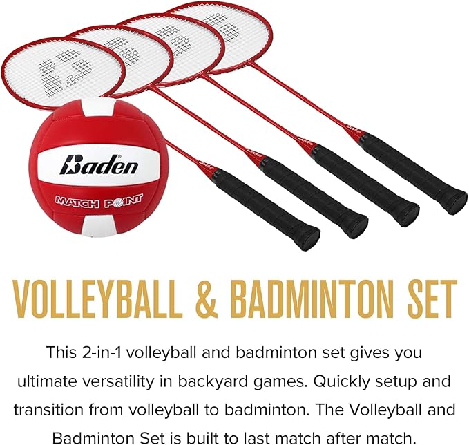 Champions Volleyball & Badminton Set