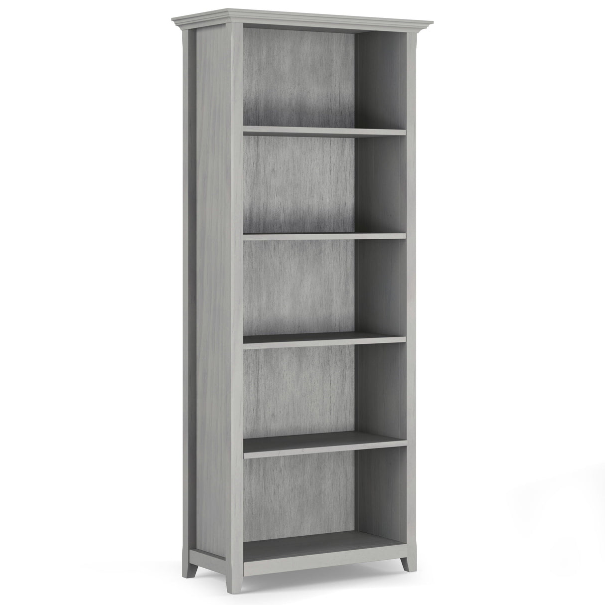 Amherst - 5 Shelf Bookcase - Fog Gray by Couch.com