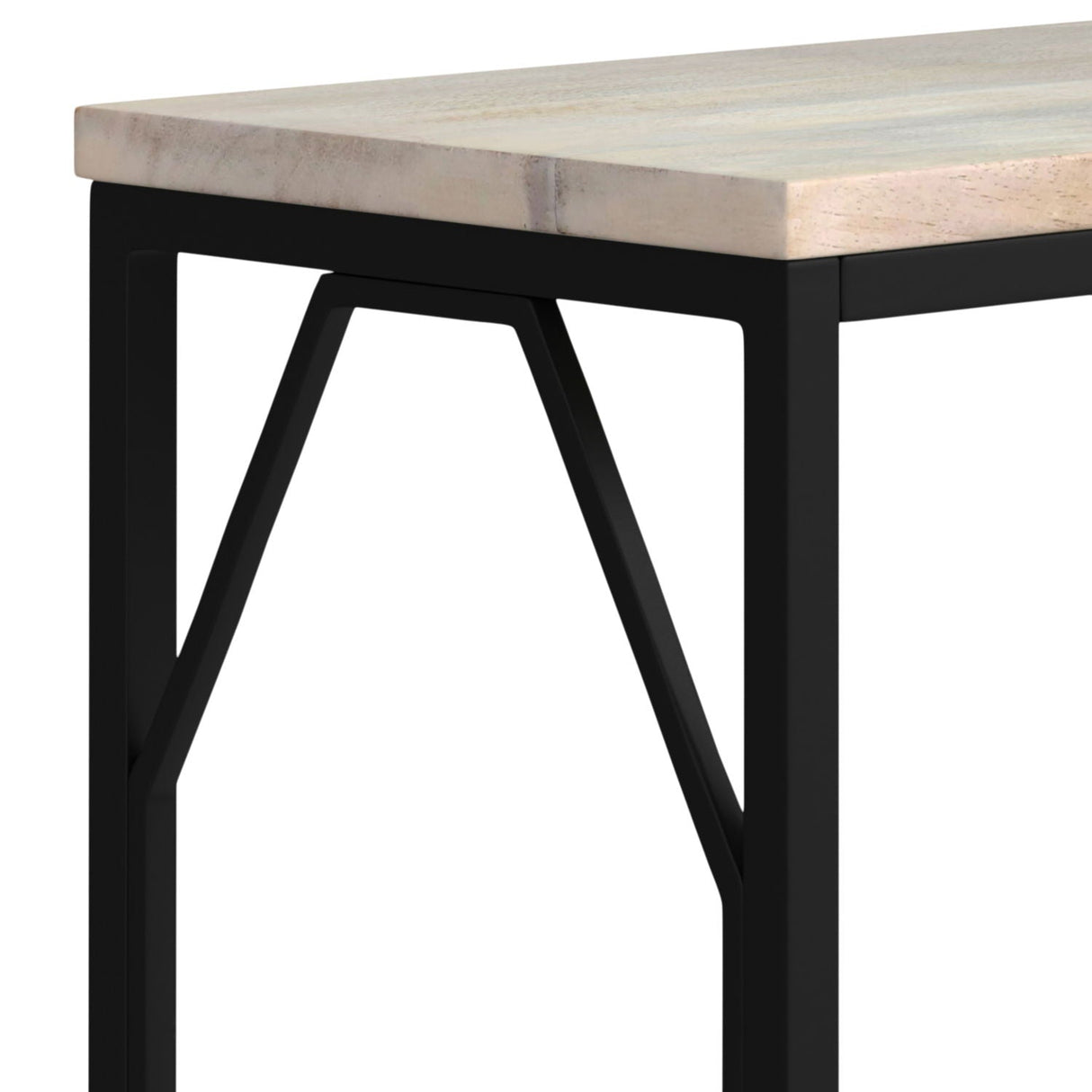 Selma - Handcrafted Metal And Wood Accent Table by Couch.com