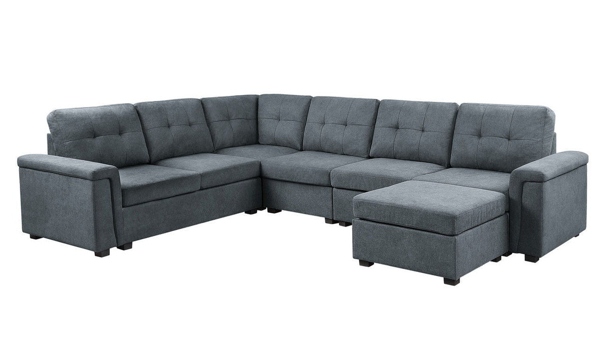 Isla - Fabric Sectional Sofa With Ottoman by Couch.com