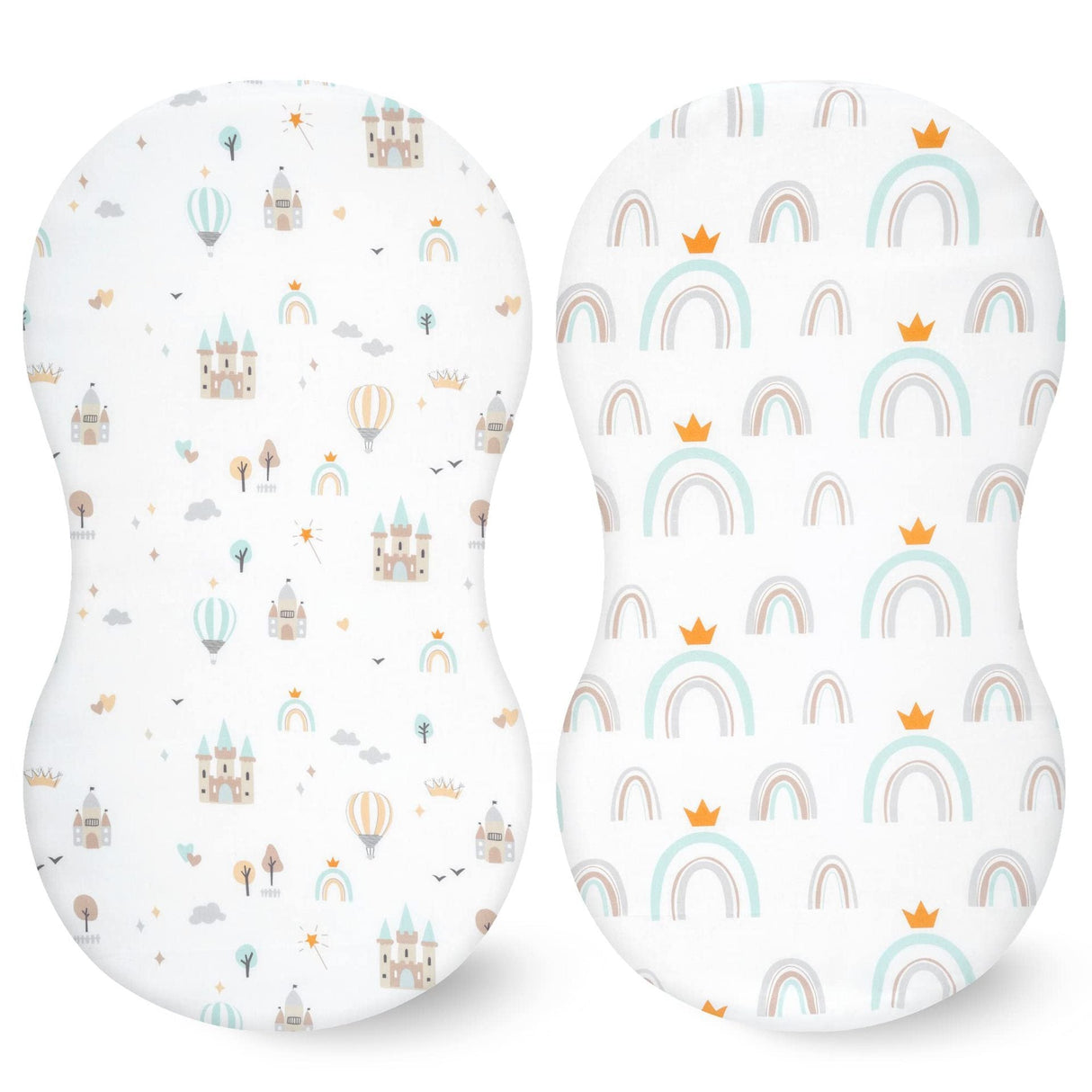 Baby Cradle Fitted Sheet Elastic Printing Baby Caring Table Changing Cover